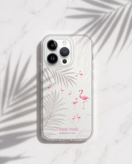 Think Pink – Handyhülle transparent