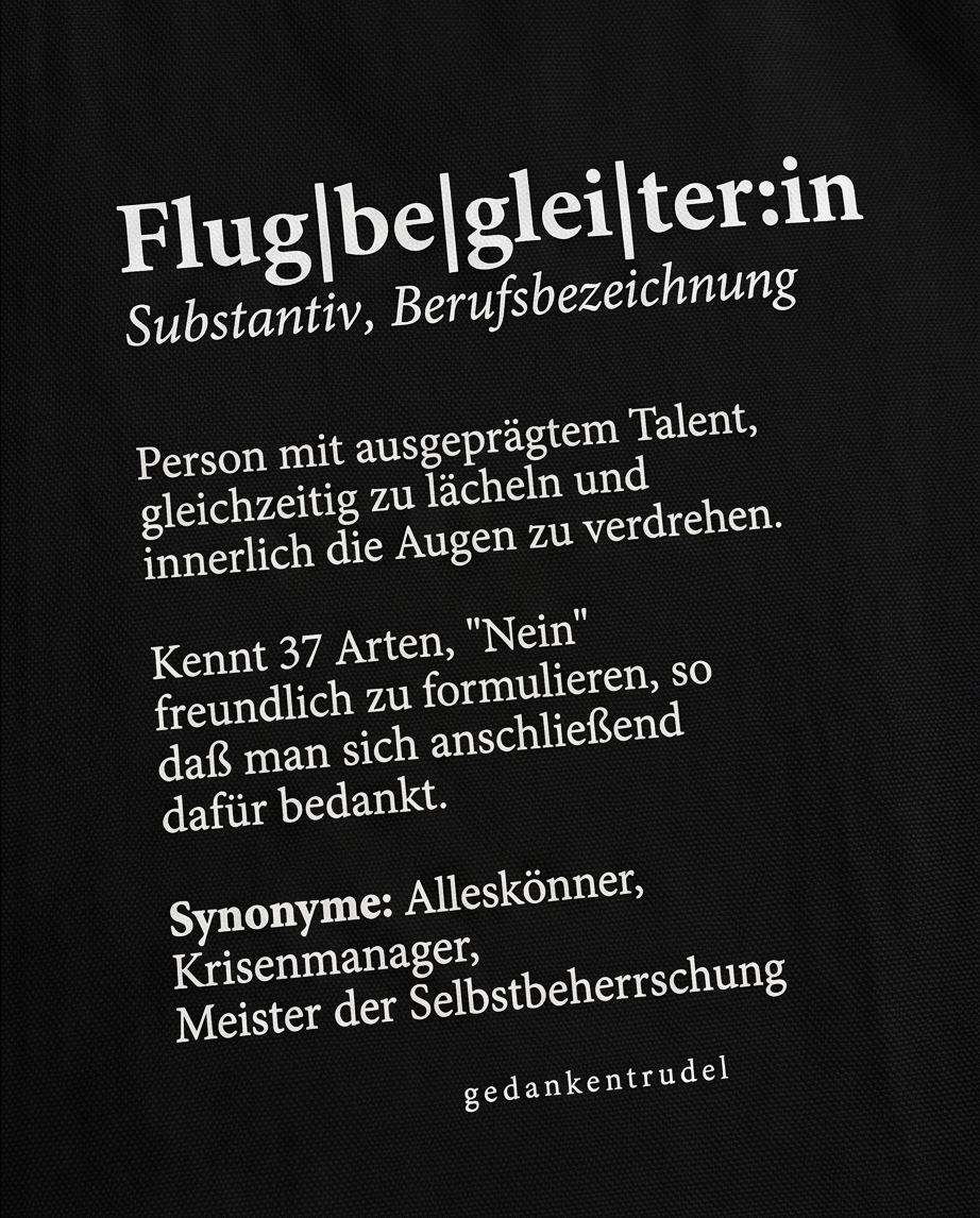 Flugbegleiter:in – Tote Bag