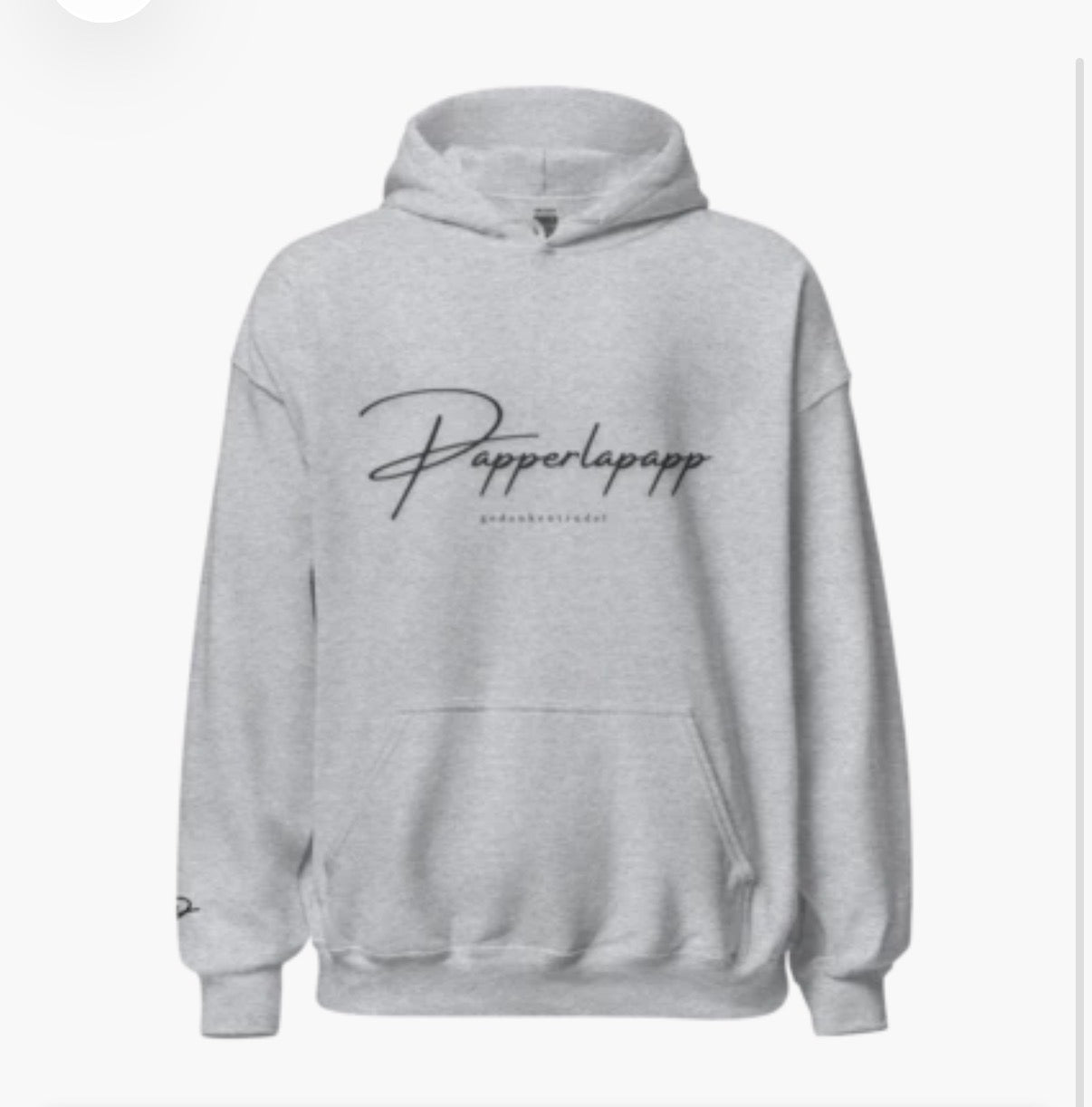 Papperlapapp Hoodie – Minimal