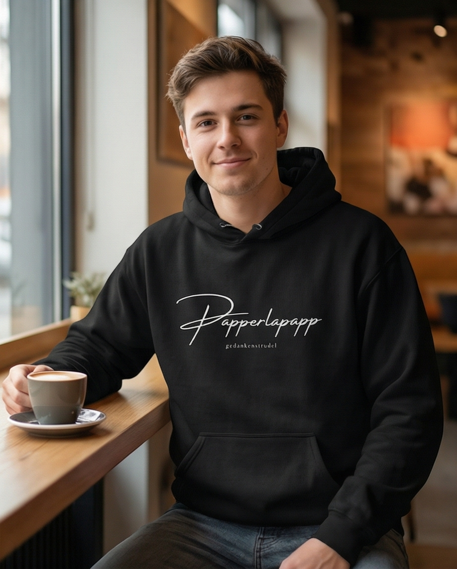 Papperlapapp Hoodie – Minimal
