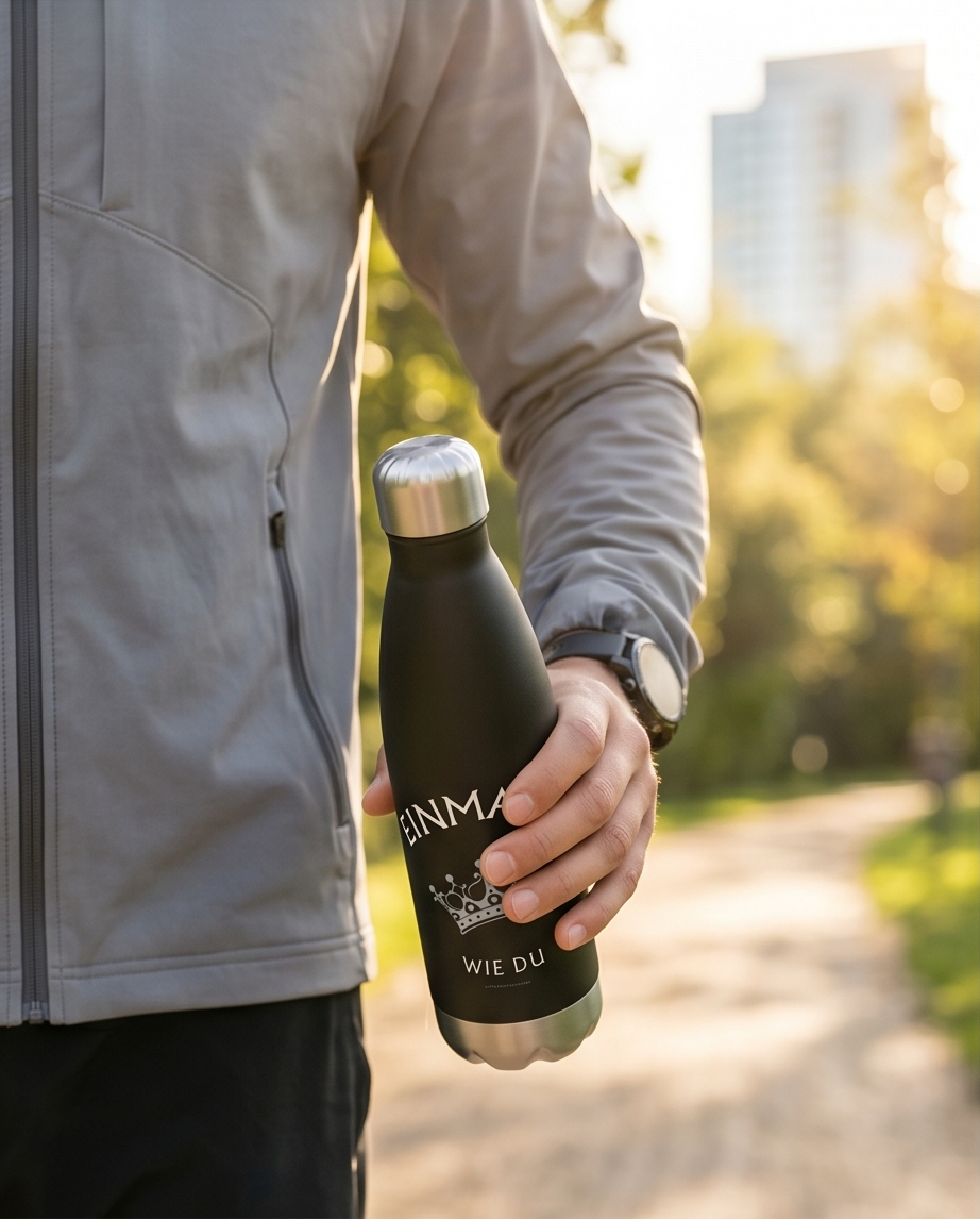 Einmalig – Trinkflasche