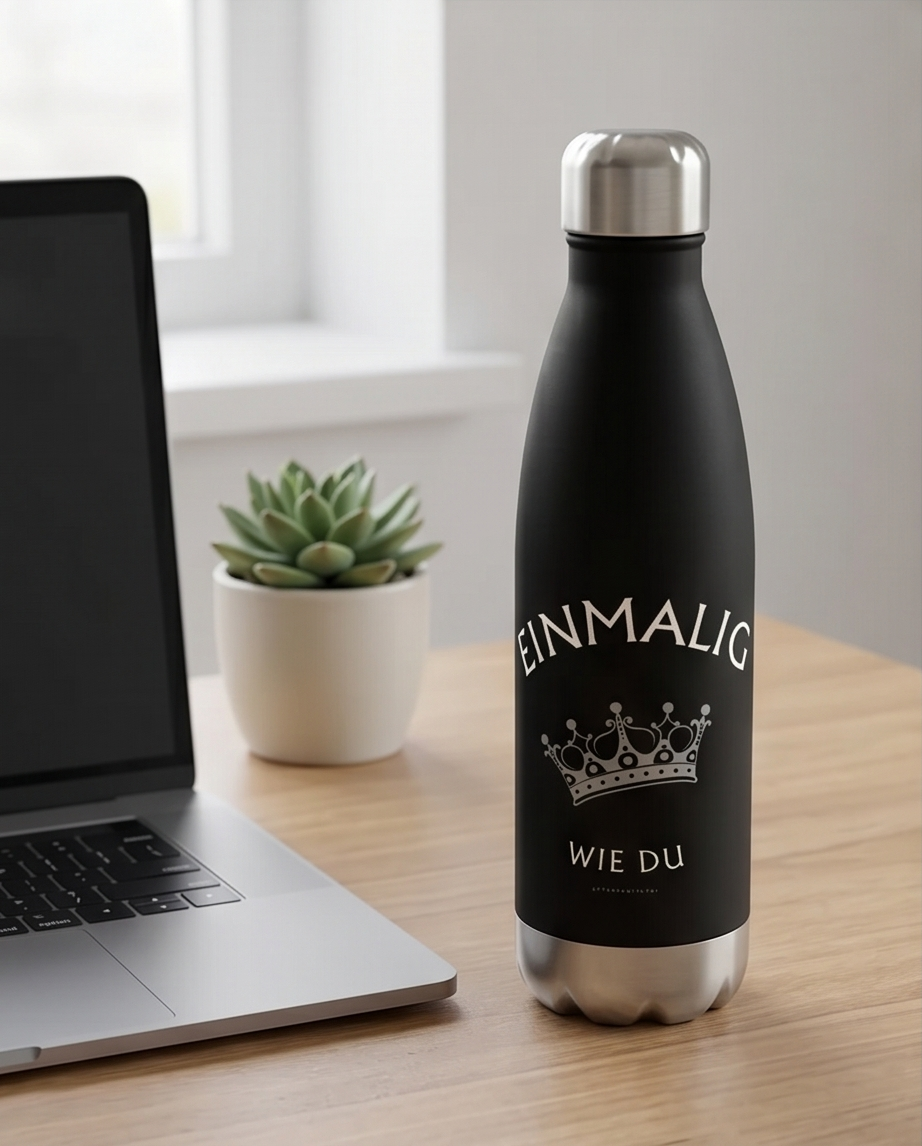 Einmalig – Trinkflasche