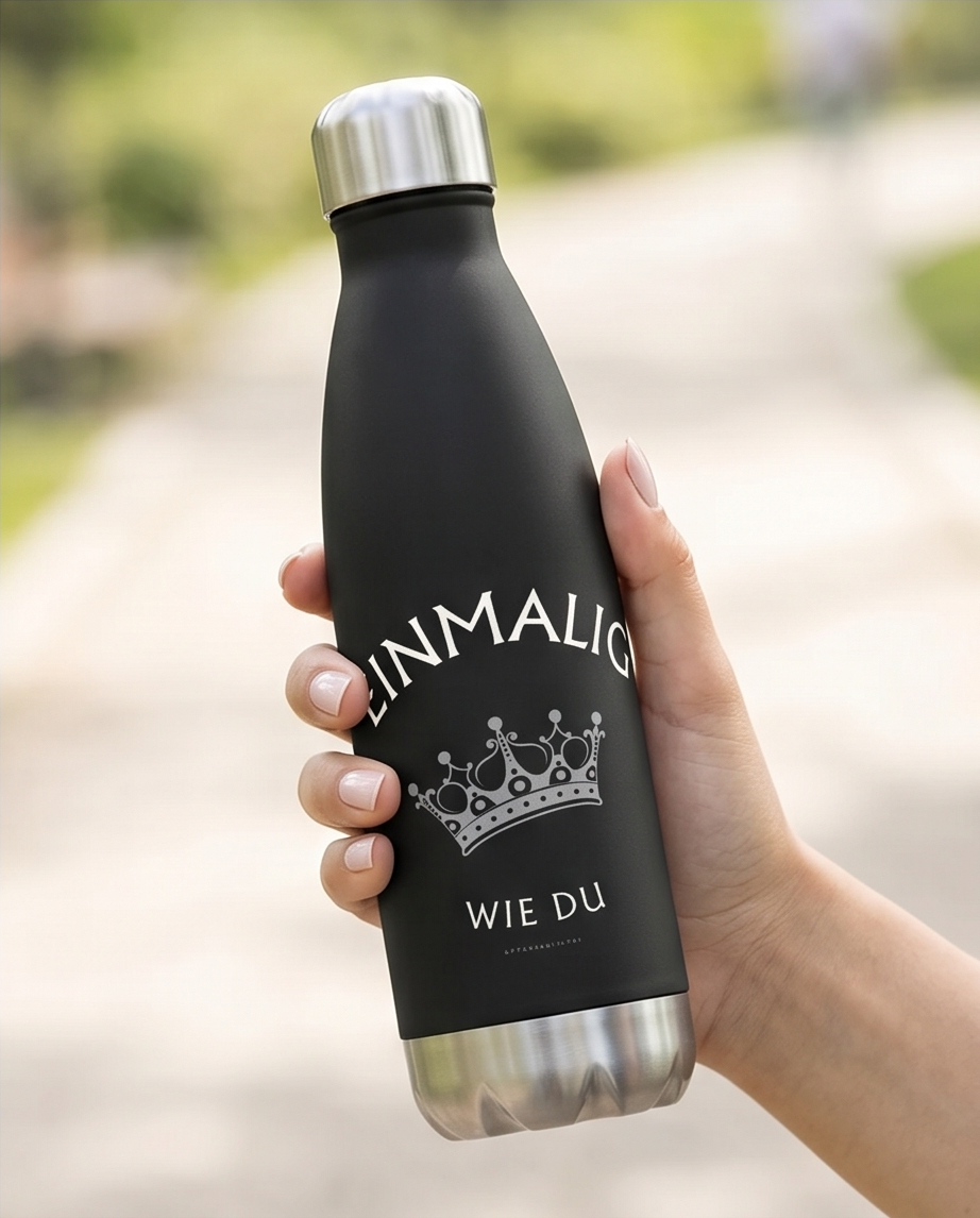 Einmalig – Trinkflasche