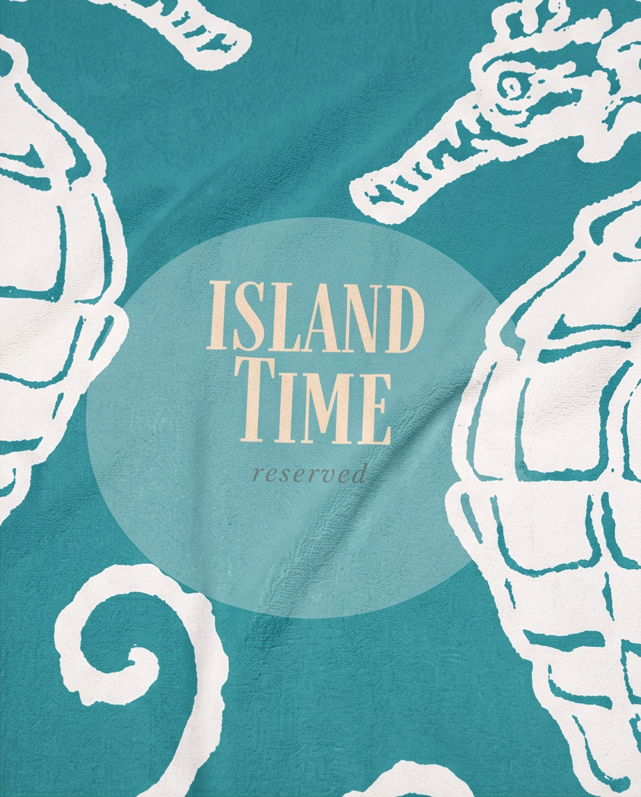 Island Time – Beach Towel