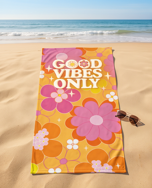 Good Vibes Only – Beach Towel