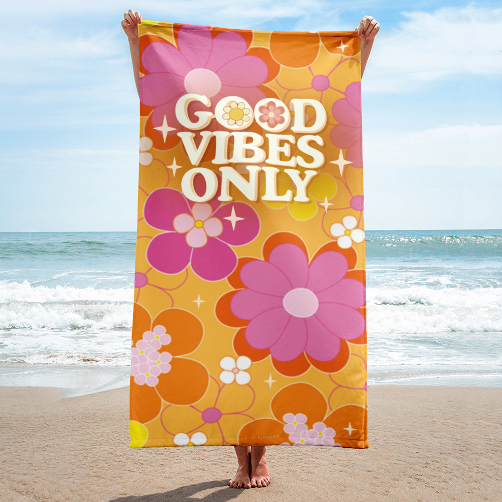Good Vibes Only – Beach Towel