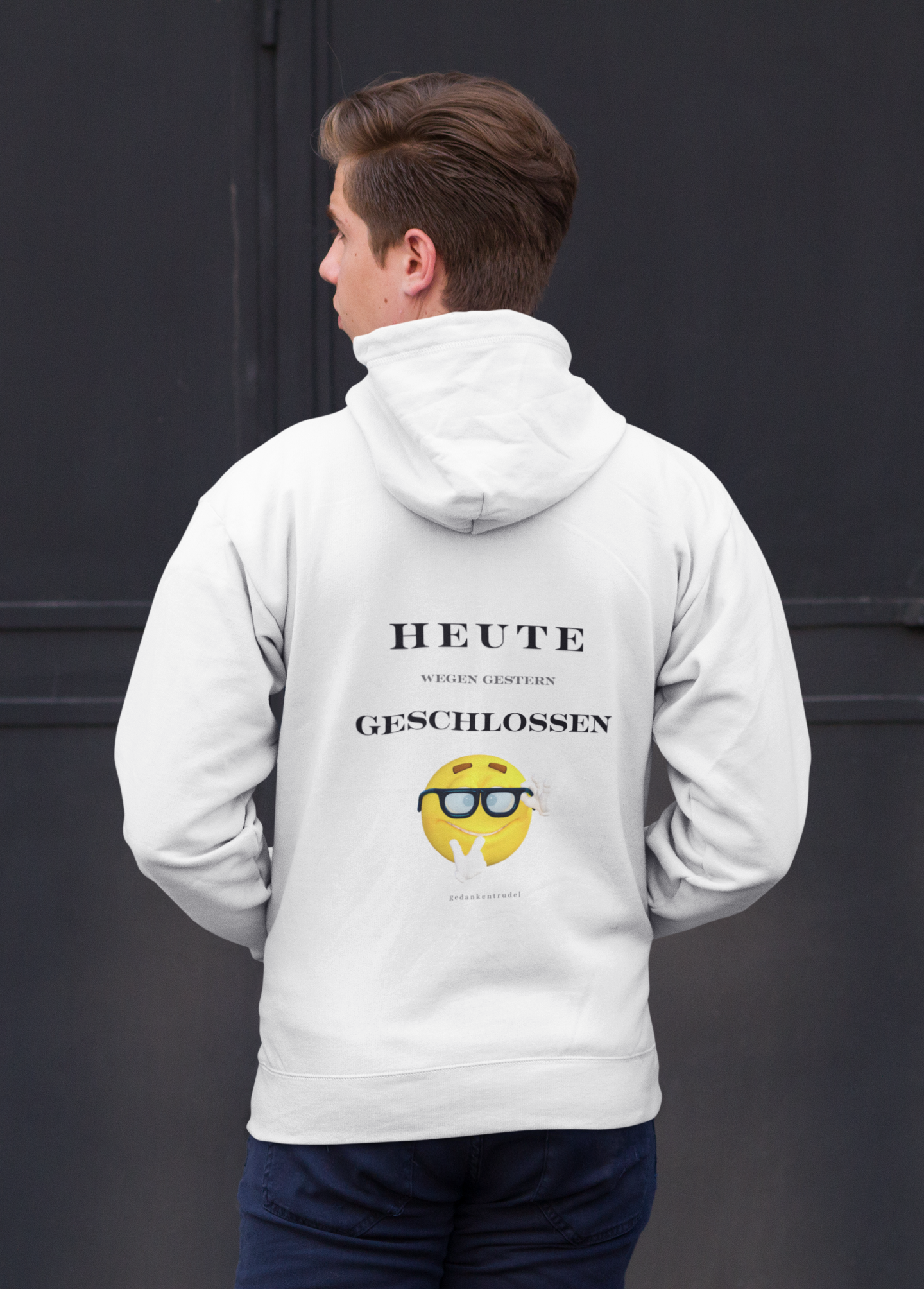Heute geschlossen Hoodie – Statement